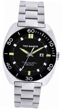 Ted Baker TE3043 Sport Black Dial and Bezel Silver Case Bracelet