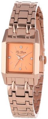 Ted Baker TE4079 Style Triple Rose Gold Rectangle Analog Bracelet