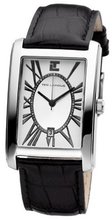 Ted Lapidus 5115202 Silver Dial Black Leather