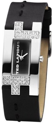 Ted Lapidus Analog Quartz with Black Leather Strap - D0446RNNN