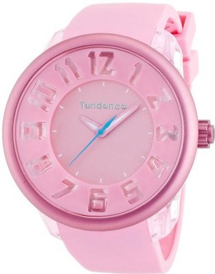 Tendence Fantasy 3H Unisex Quartz with Pink Dial Analogue Display and Pink Plastic or PU Strap T0630007