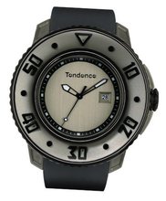Tendence G-52 Unisex Quartz with Grey Dial Analogue Display and Grey Plastic or PU Strap 2103001