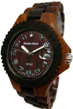 Tense Two Tone Round Date Wooden G4100SD ANDF(dark faced)