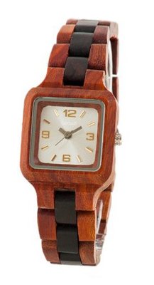 Tense Two-Tone Sandalwood Wood Summit Small Wrist L7305SD Silver/Gold