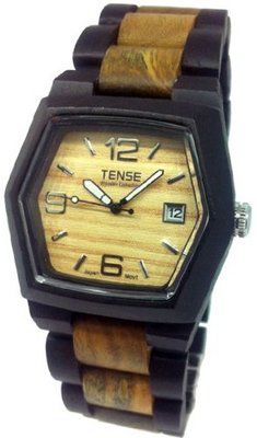 Tense Wood Dark Sandalwood/Green Two Tone G8300DG LF (Light Face)