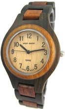 Tense Wood Two Tone Round Hypoallergenic Sandalwood G7509DS