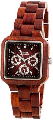 uTense Wood Watches Tense Adventure Summit Square Sandalwood Wood B7305S DF 