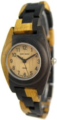 uTense Wood Watches Tense Natural Dark Light Wooden Multicolored Ladies L8109DM 