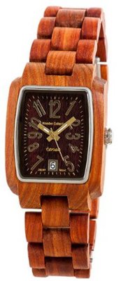 uTense Wood Watches Tense Solid Sandalwood Day Time Wooden J8102SR Gold 