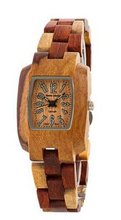 uTense Wood Watches Tense Solid Sandalwood Inlaid Wood Timber Small Wrist M8102I LF 