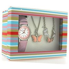 The Olivia Collection Kids Butterfly & Jewellery Gift Set For Girls KS002