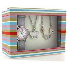 The Olivia Collection Kids Crown & Jewellery Gift Set For Girls KS003
