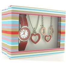 The Olivia Collection Kids Luv Heart & Jewellery Gift Set For Girls KS004