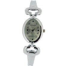 The Olivia Collection Ladies Silver Dial Bracelet Strap Dress COS36