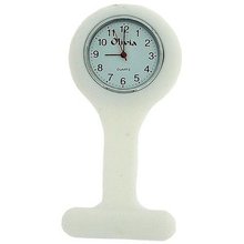 uThe Olivia Collection Olivia Collection White Unisex Rubber Infection Control Nurses Fob TOC60 