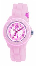 Tikkers Girls Baby Pink Ballet Slippers Rubber/Silicone Strap TK0019