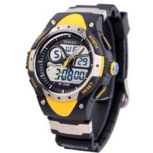 TIME100 Dual Display Multifunction Yellow Sport Diving Electronic #W40013M.02A