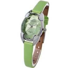 Time100 Polyhedral Crystal Green Dial Ladies #W50010L.03A