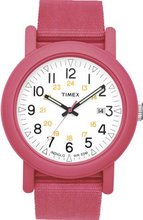 Timex Originals T2N365 Ladies Originals White Dial Pink Strap