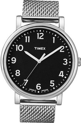 Timex Originals T2N602 Indiglo PREMIUM ORIGINALS Silver Black
