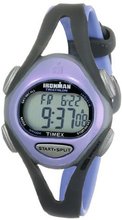 Timex T5E511 Ironman Sleek 50-Lap Gray/Purple Resin Strap