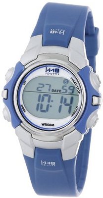 Timex T5J131 1440 Sports Digital Blue Resin Strap