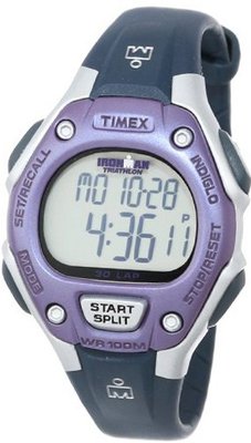 Timex T5K410 "Ironman" Traditional Purple and Black Resin