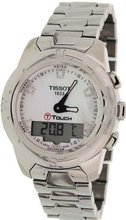 Tissot T-Touch Ii T047.220.44.116.00 Silver Titanium Swiss Quartz with Mother-Of-Pearl Dial