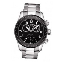 Tissot V8 Chronograph Black Dial Stainless Steel T0394172105700