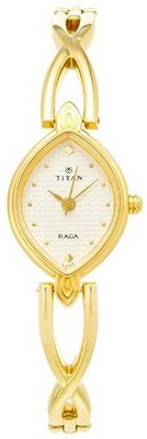 Titan 2250YM07 Raga Jewelry Inspired Gold-Tone