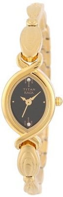 Titan 2251YM07 Raga Jewelry Inspired Gold-Tone
