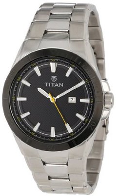 Titan 9381KM04 Octane Fueled Stainless Steel Date Function and Luminous Hands and Markers