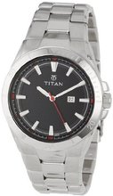 Titan 9381SM02 Octane Fueled Stainless Steel Date Function and Luminous Hands and Markers