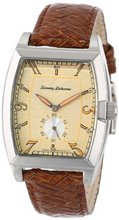 Tommy Bahama Swiss TB1196 Silver Palms Barrel Sub Second Woven Brown