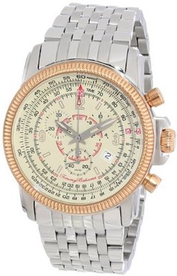 Tommy Bahama Swiss TB3042 Panama Pilot Rose Gold Round Chronograph Pilot