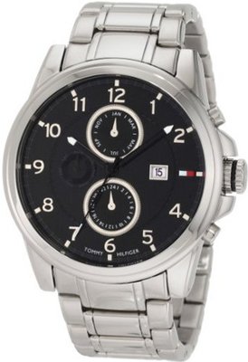 Tommy Hilfiger 1710296 Classic Stainless Steel Black Sub dial