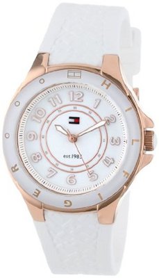 Tommy Hilfiger 1781275 Sport White Silicon Rose Gold