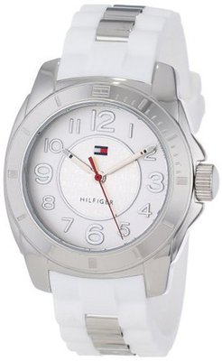 Tommy Hilfiger 1781306 Stainless Steel with White Silicone Strap