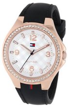 Tommy Hilfiger 1781375 Sport Luxury Rose Gold Swarovski Crystal Set Bezel