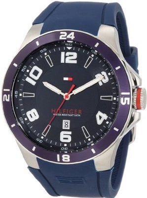 Tommy Hilfiger 1790862 Sport Bezel and Silicon Strap