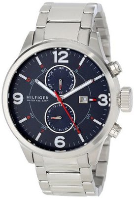 Tommy Hilfiger 1790903 Casual Sport Stainless Steel Blue Dial Multi-Eye