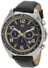 Tommy Hilfiger 1790936 Sport Luxury Chronograph and Black Leather Strap