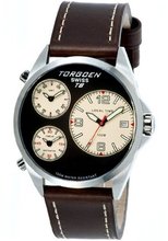 Torgoen Swiss T08103 T8 3 Time Zone Aviation