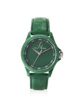 uToy Watch Toy PE04GR Sartorial Only Time Green Velvet 