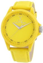 uToy Watch Toy PE07YL Sartorial Only Time Yellow Velvet 