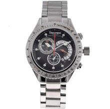 Triumph 3049-11 Motorcycles Steel Chronograph