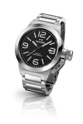 TW Steel Canteen 40mm Black Dial Stainless Steel Unisex TW300