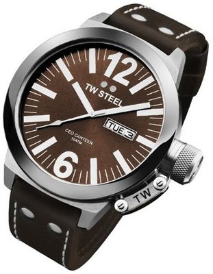 TW Steel CEO Canteen 50 MM Brown Dial CE1010
