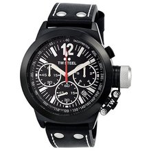 TW Steel CEO Canteen Chronograph Black Dial Black PVD CE1033R