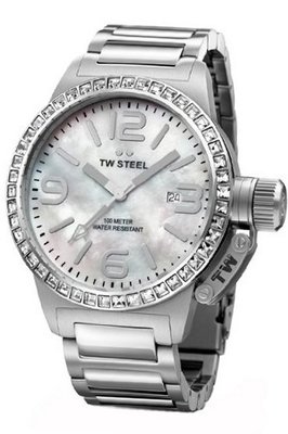 TW Steel TW302 Steel with Stones and Mother of Pearl Dial